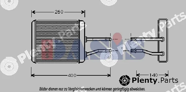 AKS Dasis 019006N — Heat Exchanger, interior heating