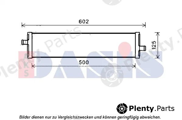 AKS Dasis 040045N — Radiator, engine cooling