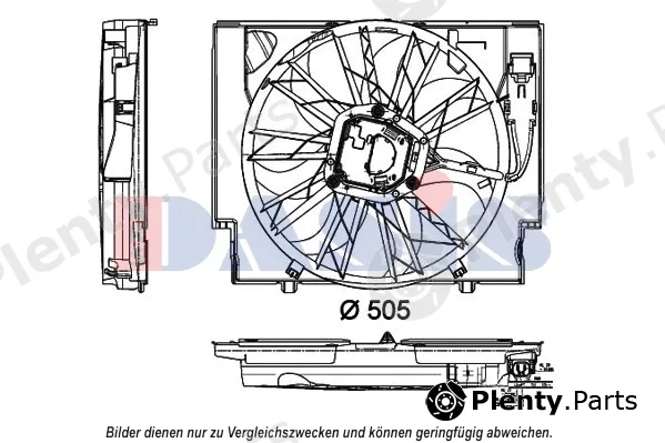 AKS Dasis 058082N — Fan, engine cooling