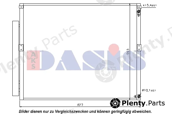 AKS Dasis 212049N — Condenser, air conditioning