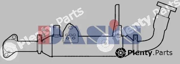 AKS Dasis 080126N — Cooler, exhaust gas recirculation