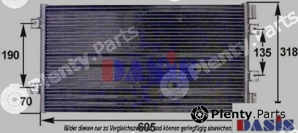 AKS Dasis 082006N — Condenser, air conditioning