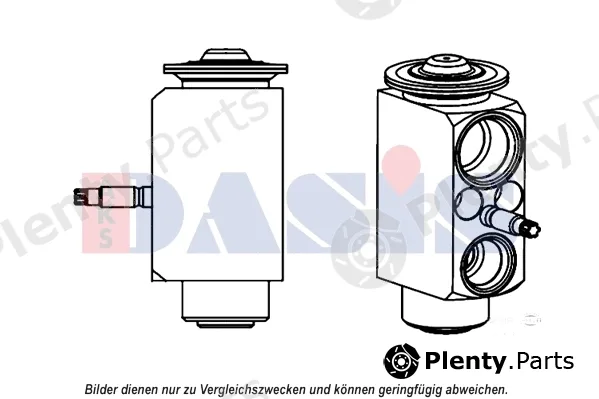 AKS Dasis 840235N — Expansion Valve, air conditioning