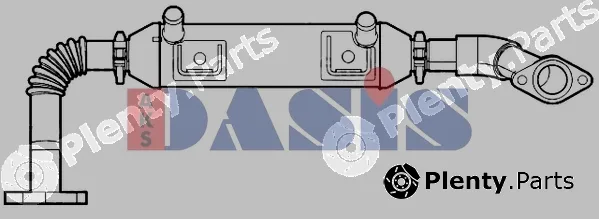 AKS Dasis 080122N — Cooler, exhaust gas recirculation