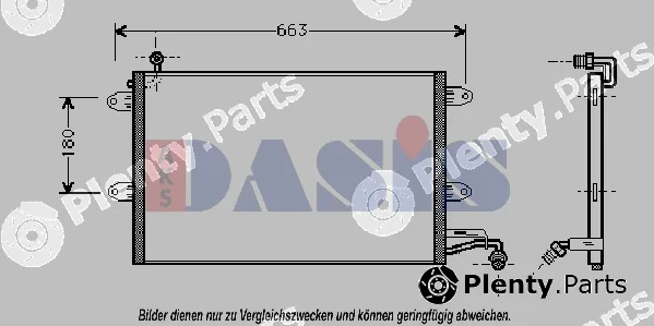 AKS Dasis 042002N — Condenser, air conditioning