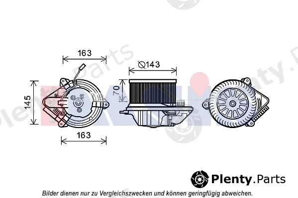 AKS Dasis 068014N — Interior Blower