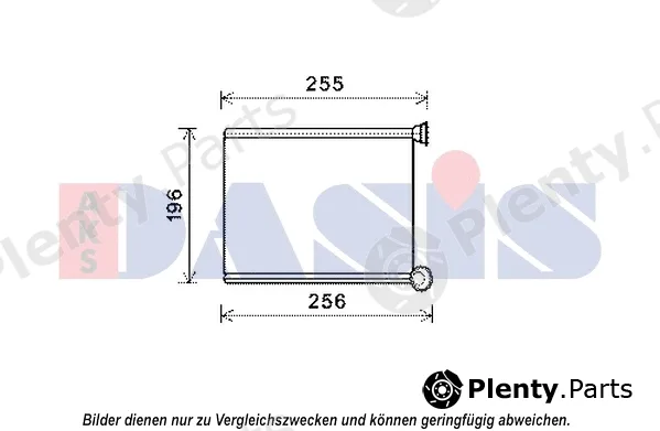 AKS Dasis 069007N — Heat Exchanger, interior heating