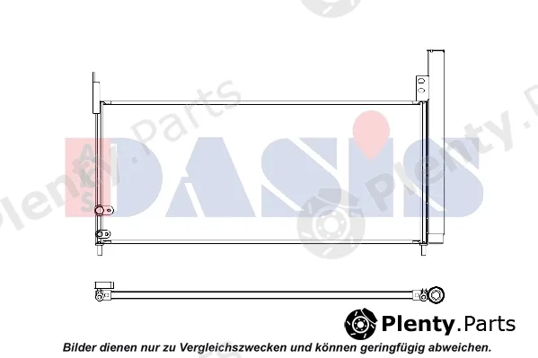 AKS Dasis 212099N — Condenser, air conditioning