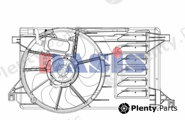 AKS Dasis 118086N — Fan, engine cooling