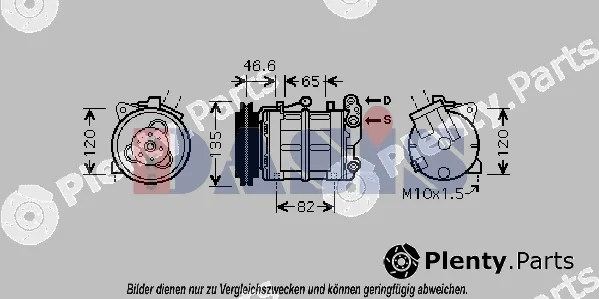 AKS Dasis 851823N — Compressor, air conditioning