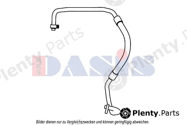 AKS Dasis 885857N — High-/Low Pressure Line, air conditioning