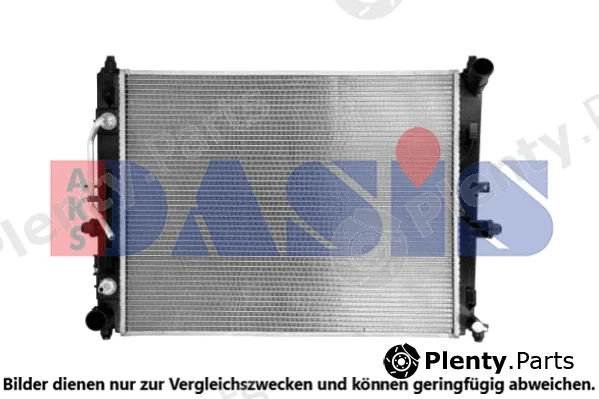 AKS Dasis 080004N — Radiator, engine cooling