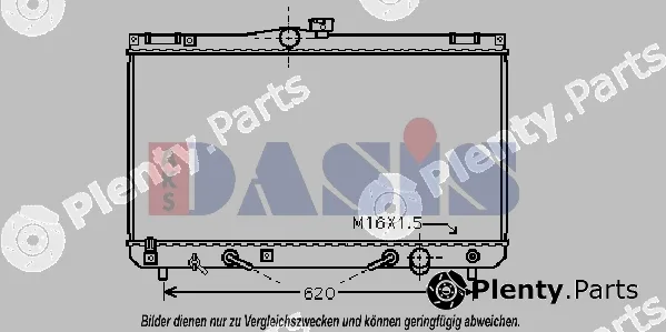 AKS Dasis 210196N — Radiator, engine cooling