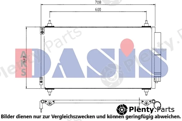 AKS Dasis 062018N — Condenser, air conditioning