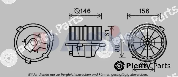 AKS Dasis 088022N — Interior Blower