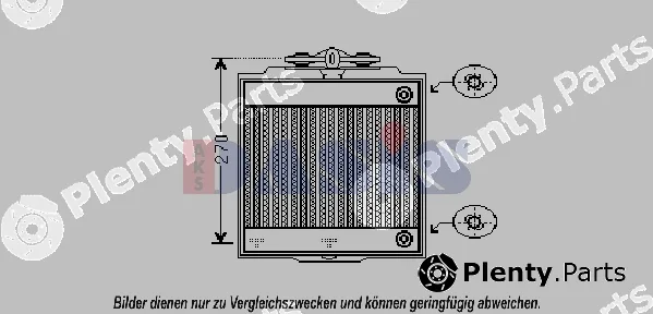 AKS Dasis 050052N — Radiator, engine cooling