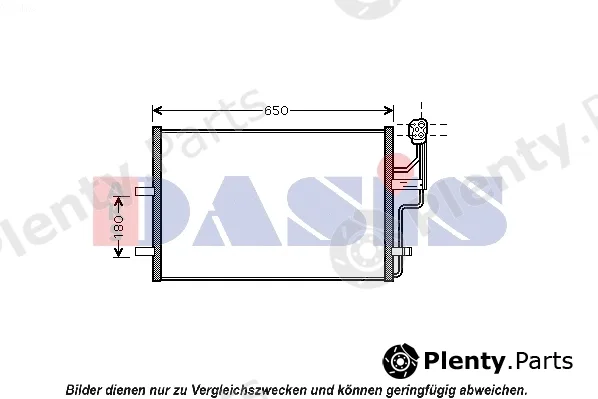 AKS Dasis 112001N — Condenser, air conditioning