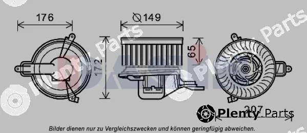 AKS Dasis 068058N — Interior Blower