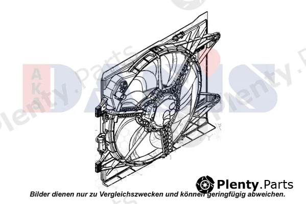 AKS Dasis 088158N — Fan, engine cooling