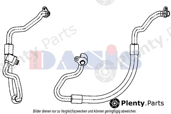 AKS Dasis 885872N — Low Pressure Line, air conditioning