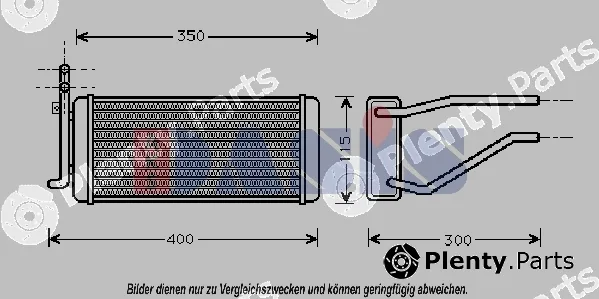 AKS Dasis 379004N — Heat Exchanger, interior heating