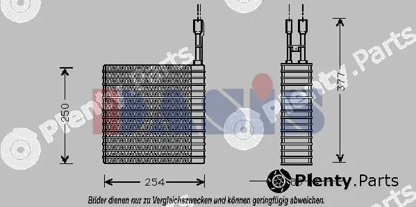 AKS Dasis 820243N — Evaporator, air conditioning