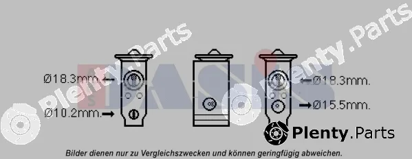 AKS Dasis 840270N — Expansion Valve, air conditioning