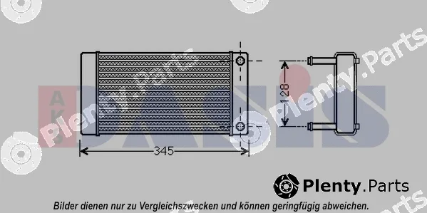 AKS Dasis 069006N — Heat Exchanger, interior heating