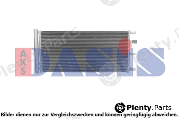 AKS Dasis 092086N — Condenser, air conditioning