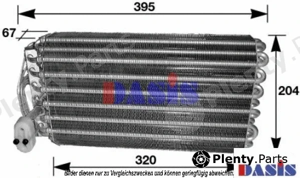AKS Dasis 052350N — Evaporator, air conditioning