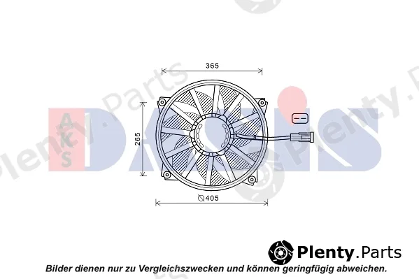 AKS Dasis 068074N — Fan, engine cooling