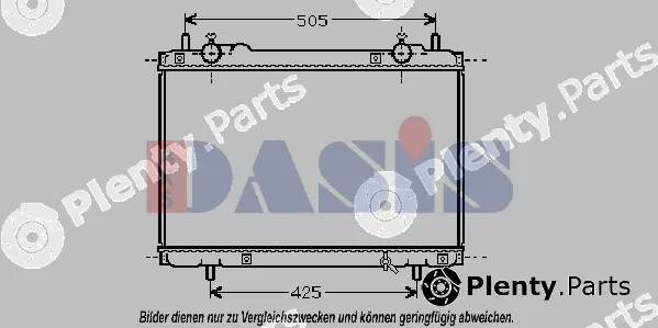 AKS Dasis 081360N — Radiator, engine cooling