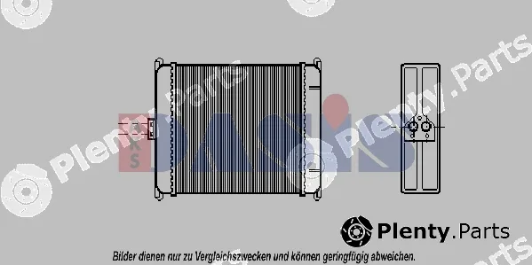 AKS Dasis 169060N — Heat Exchanger, interior heating