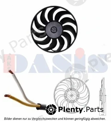 AKS Dasis 048054N — Fan, engine cooling