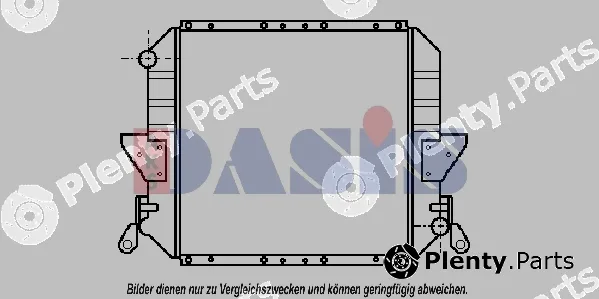 AKS Dasis 070054N — Radiator, engine cooling