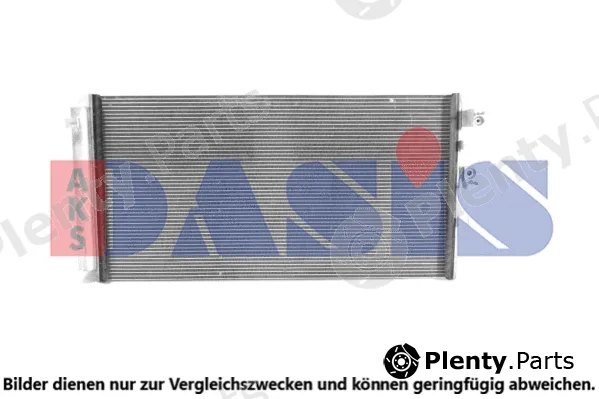 AKS Dasis 092087N — Condenser, air conditioning