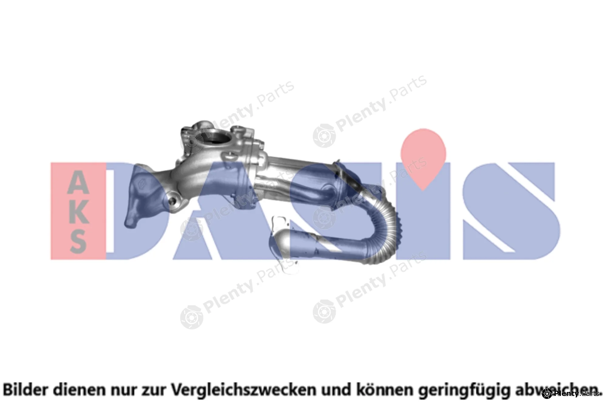 AKS Dasis 185037N — Cooler, exhaust gas recirculation