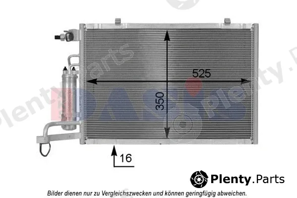 AKS Dasis 092057N — Condenser, air conditioning