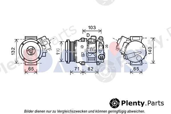 AKS Dasis 852681N — Compressor, air conditioning