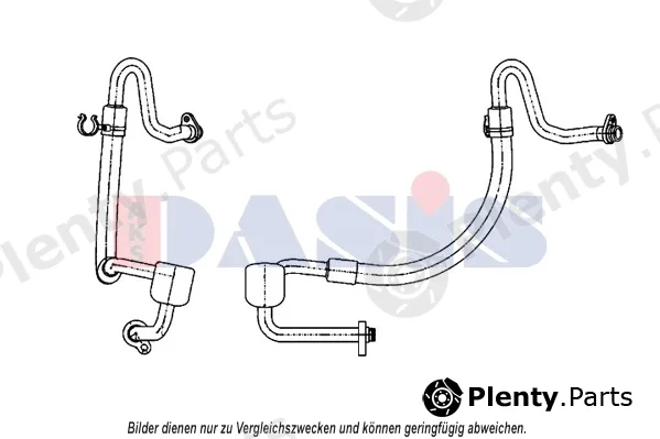 AKS Dasis 885815N — Low Pressure Line, air conditioning