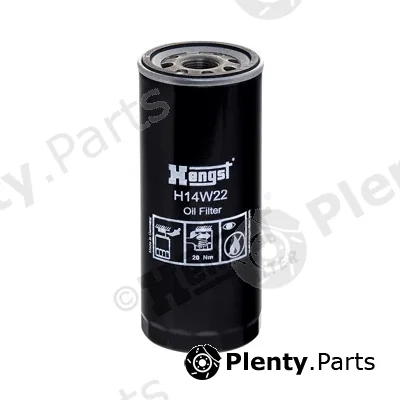 Hengst Filter H14W22 — Oil Filter