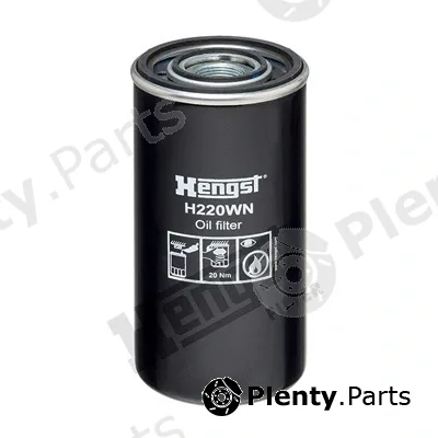 Hengst Filter H220WN — Oil Filter