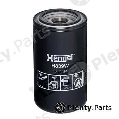 Hengst Filter H839W — Oil Filter