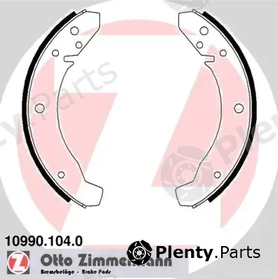 Zimmermann 10990.104.0 — Brake Shoe Set