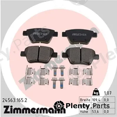 Zimmermann 24563.165.2 — Brake Pad Set, disc brake
