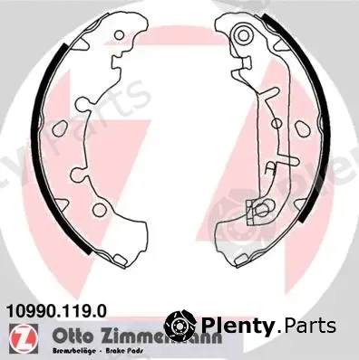 Zimmermann 10990.119.0 — Brake Shoe Set