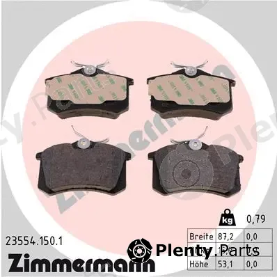 Zimmermann 23554.150.1 — Brake Pad Set, disc brake