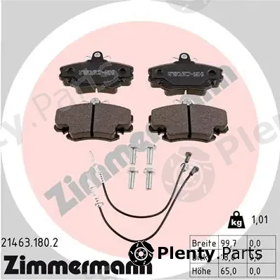 Zimmermann 21463.180.2 — Brake Pad Set, disc brake