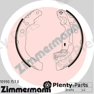Zimmermann 10990.157.0 — Brake Shoe Set