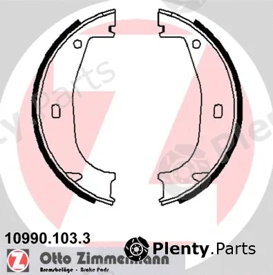 Zimmermann 10990.103.3 — Brake Shoe Set, parking brake